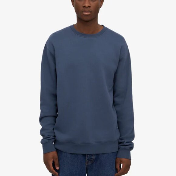 Colorful Standard‎ Classic Organic Crew Faded Petrol Blue Size Medium - Picture 1 of 4